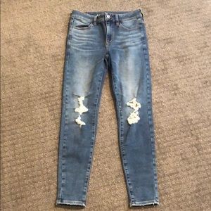 brand new blue jeans